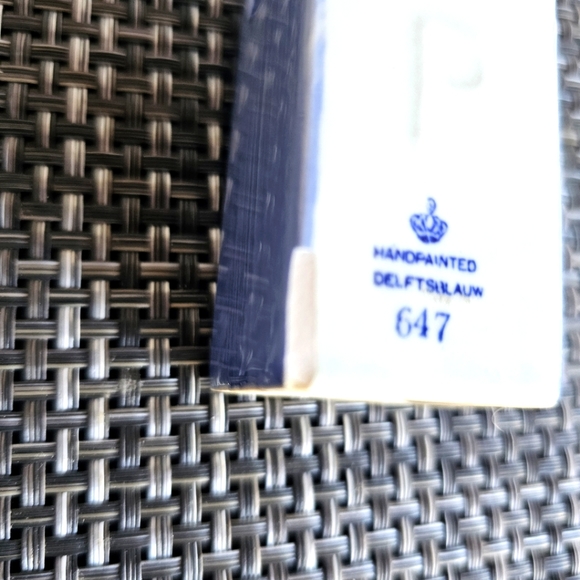 Vintage Delft Windmill Miniature Plate 3" Holland W7 2 sets S&P shakers - Picture 14 of 14